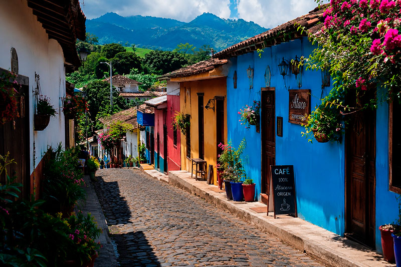 Pueblo de Ataco en la Ruta de las Flores