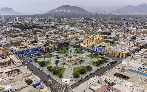 Plaza de Armas en Trujillo
