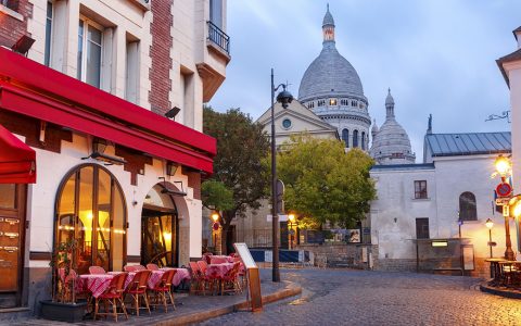 Montmartre en París, Francia