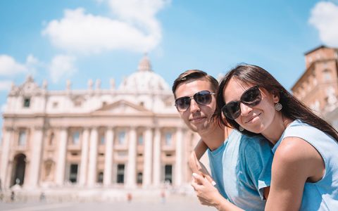 Viajeros en Roma