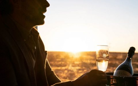 Atardecer desde el Tren