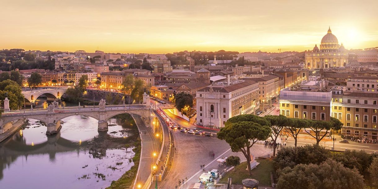 De París a Roma en un solo viaje